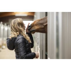 HKM Quiltet jakke Lena - Mrkebl