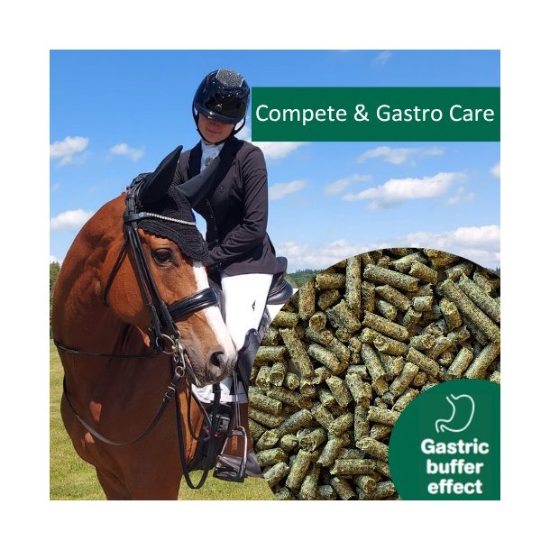 HorsePro Compete &amp; Gastro Care - 20 kg. SENDES IKKE - SKAL AFHENTES I BUTIKKEN. 