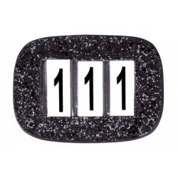 SD Stvnenummer med glitter