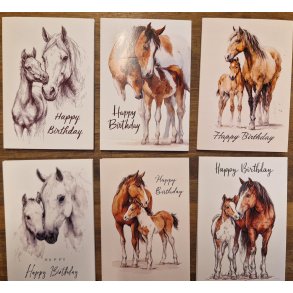 Kort med Hoppe og fl - fdselsdag