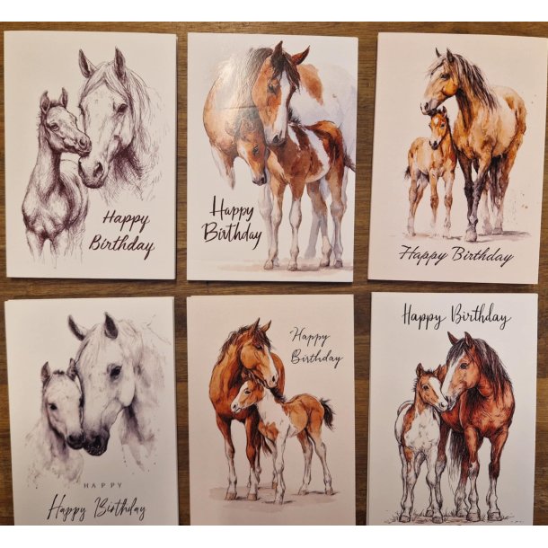 Kort med Hoppe og fl - fdselsdag