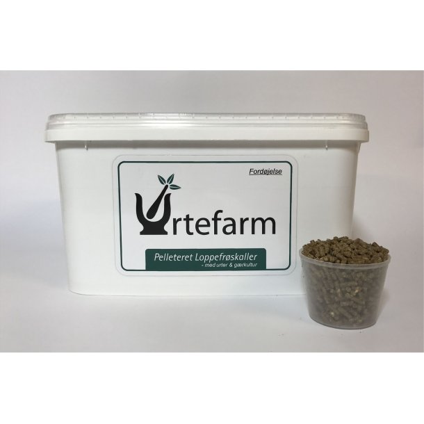 Urtefarm loppefrskaller m. urter - 10 kg. SENDES IKKE. SKAL AFHENTES