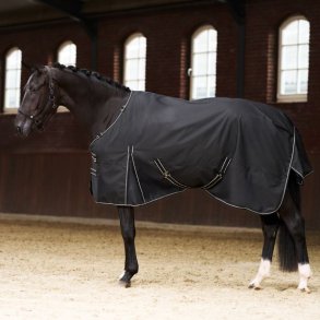 Regnd�kken med fleece og aftagelig hals