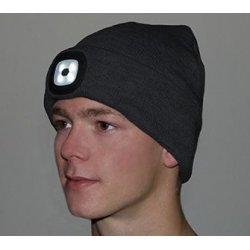 Ryom strikhue med lys