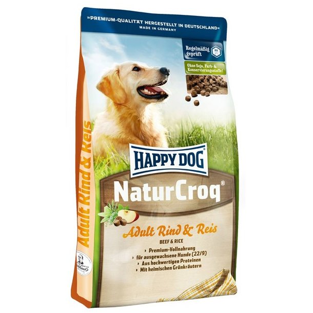 Happy Dog NaturCroq Kd og ris - 11 kg. SENDES IKKE - SKAL AFHENTES